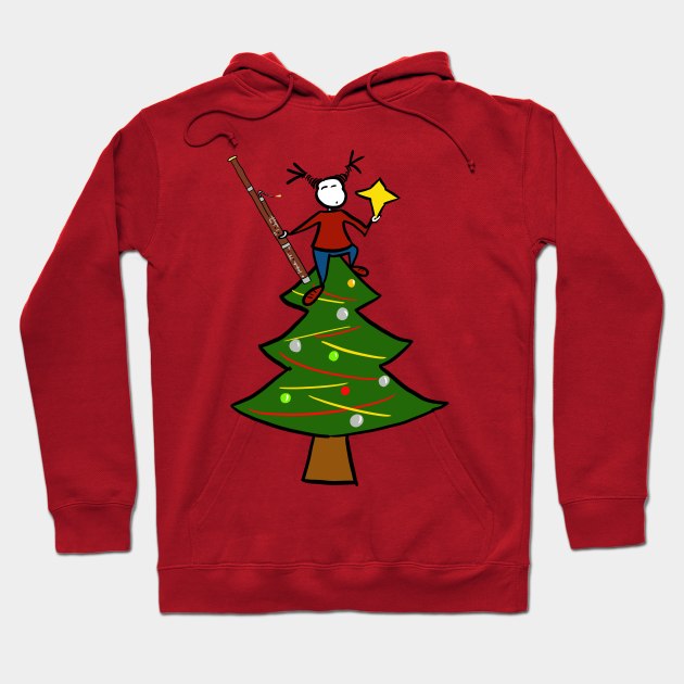 Bassoon Christmas Hoodie by Guastevi